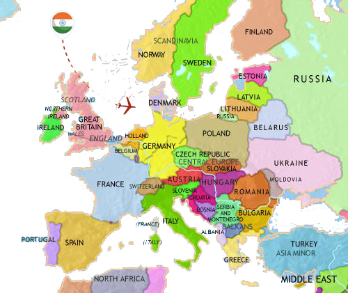 Europe Europe Map